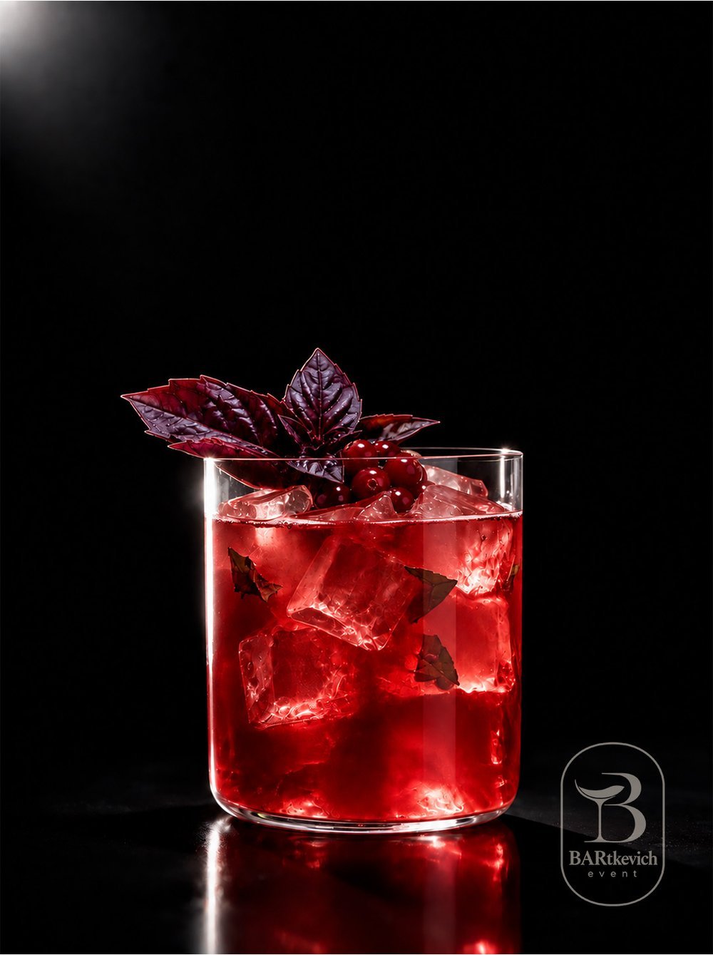 Lingonberry Basil Smash