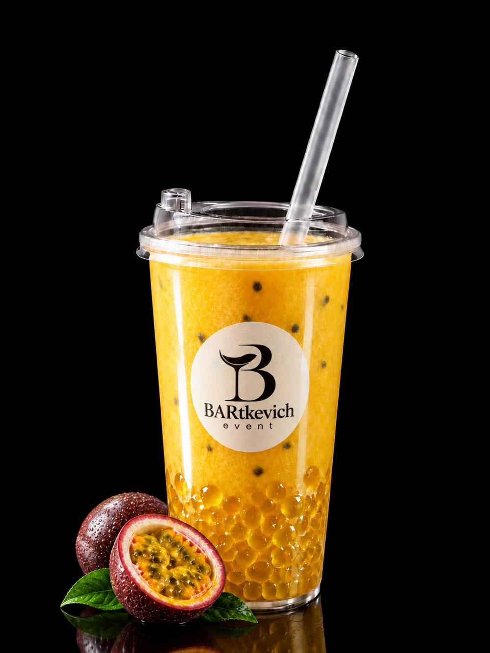 Passion Fruit Bubble Tea